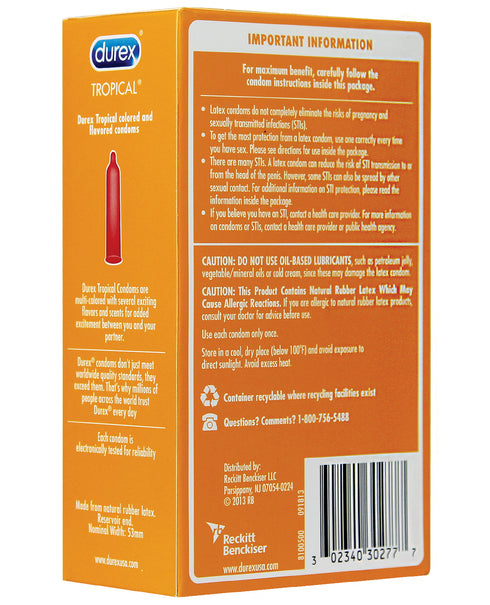 Durex Tropical Flavors Box 12